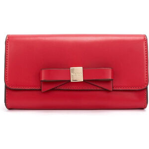Kate Spade Red Adjustable Bow Leather Convertible Belt Bag Size S
